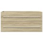 Armario para lavab contrachapada color roble 100x38,5x48 cm von , Badezimmermöbel - Ref: Foro24-856232, Preis: 66,72 €, Rabat...