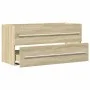 Armario para lavab contrachapada color roble 100x38,5x48 cm von , Badezimmermöbel - Ref: Foro24-856232, Preis: 67,01 €, Rabat...