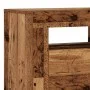 Mueble TV luces LED madera ingeniería envejecida 90x35x40 cm de , Muebles TV - Ref: Foro24-856321, Precio: 71,04 €, Descuento: %