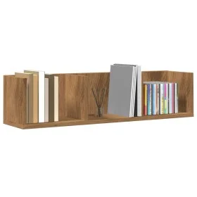Estante de pared CD madera ingeniería roble artisan 75x18x18 cm by , Shelves and shelves - Ref: Foro24-855949, Price: 23,37 €...
