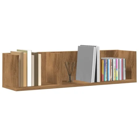 Estante de pared CD madera ingeniería roble artisan 75x18x18 cm von , Regale und Regale - Ref: Foro24-855949, Preis: 23,37 €,...