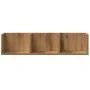 Estante de pared CD madera ingeniería roble artisan 75x18x18 cm von , Regale und Regale - Ref: Foro24-855949, Preis: 23,37 €,...