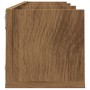 Estante de pared CD madera ingeniería roble artisan 75x18x18 cm by , Shelves and shelves - Ref: Foro24-855949, Price: 24,05 €...
