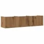 Estante de pared CD madera ingeniería roble artisan 75x18x18 cm von , Regale und Regale - Ref: Foro24-855949, Preis: 23,37 €,...