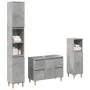 Set muebles de baño 2 piezas madera contrachapada gris hormigón von , Badezimmermöbel - Ref: Foro24-3324949, Preis: 185,66 €,...