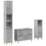Set muebles de baño 2 piezas madera contrachapada gris hormigón von , Badezimmermöbel - Ref: Foro24-3324949, Preis: 185,66 €,...