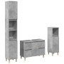 Set muebles de baño 2 piezas madera contrachapada gris hormigón von , Badezimmermöbel - Ref: Foro24-3324949, Preis: 190,12 €,...