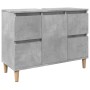 Set muebles de baño 2 piezas madera contrachapada gris hormigón von , Badezimmermöbel - Ref: Foro24-3324949, Preis: 190,12 €,...