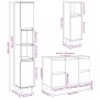 Set muebles de baño 2 piezas madera contrachapada gris hormigón von , Badezimmermöbel - Ref: Foro24-3324949, Preis: 190,12 €,...