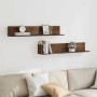 Estantes de pared 2 uds madera roble marrón 100x16,5x16,5 cm von , Regale und Regale - Ref: Foro24-860046, Preis: 46,60 €, Ra...