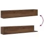 Estantes de pared 2 uds madera roble marrón 100x16,5x16,5 cm von , Regale und Regale - Ref: Foro24-860046, Preis: 45,58 €, Ra...
