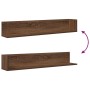 Estantes de pared 2 uds madera roble marrón 100x16,5x16,5 cm von , Regale und Regale - Ref: Foro24-860046, Preis: 46,60 €, Ra...