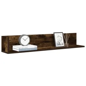 Estantes de pared 2 uds madera roble ahumado 100x16,5x16,5 cm by , Shelves and shelves - Ref: Foro24-860044, Price: 40,83 €, ...