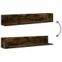 Estantes de pared 2 uds madera roble ahumado 100x16,5x16,5 cm de , Estantes y estanterías - Ref: Foro24-860044, Precio: 40,83...