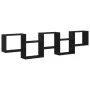 Estante cubo de pared 5 compartimentos madera ingeniería negro by , Shelves and shelves - Ref: Foro24-859996, Price: 62,56 €,...