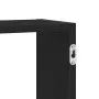 Estante cubo de pared 5 compartimentos madera ingeniería negro by , Shelves and shelves - Ref: Foro24-859996, Price: 62,56 €,...
