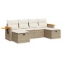 Juego de sofás jardín con cojines 6 pzas ratán sintético beige by , Garden sets - Ref: Foro24-3325999, Price: 460,18 €, Disco...