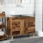 Mueble de lavabo madera ingeniería envejecida 80x33x60 cm von , Badezimmerwaschtische - Ref: Foro24-857126, Preis: 88,02 €, R...