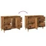 Mueble de lavabo madera ingeniería envejecida 80x33x60 cm von , Badezimmerwaschtische - Ref: Foro24-857126, Preis: 88,02 €, R...