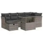 Set de sofás de jardín 7 pzas con cojines ratán sintético gris von , Gartensets - Ref: Foro24-3327780, Preis: 461,94 €, Rabat...