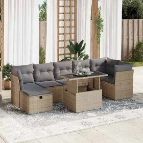Set de sofás de jardín y cojines 8 piezas ratán sintético beige von , Gartensets - Ref: Foro24-3327789, Preis: 528,32 €, Raba...