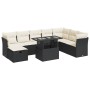 Set de sofás de jardín con cojines 9 pzas ratán sintético negro von , Gartensets - Ref: Foro24-3327796, Preis: 571,97 €, Raba...