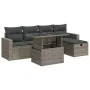 Set de muebles de jardín 6 pzas y cojines ratán sintético gris de , Conjuntos de jardín - Ref: Foro24-3327810, Precio: 404,58...