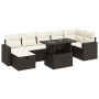 Set sofás de jardín 8 piezas y cojines ratán sintético marrón von , Gartensets - Ref: Foro24-3327833, Preis: 557,65 €, Rabatt: %