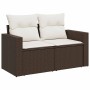 Set sofás de jardín 8 piezas y cojines ratán sintético marrón von , Gartensets - Ref: Foro24-3327833, Preis: 557,65 €, Rabatt: %