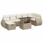 Set de sofás de jardín y cojines 8 piezas ratán sintético beige by , Garden sets - Ref: Foro24-3327908, Price: 620,88 €, Disc...