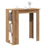 Mesa alta con estante madera roble artisan 102x50x103,5 cm von , Küchen- und Esstische - Ref: Foro24-856761, Preis: 90,15 €, ...