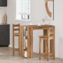 Mesa alta con estante madera roble artisan 102x50x103,5 cm von , Küchen- und Esstische - Ref: Foro24-856761, Preis: 90,15 €, ...