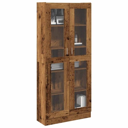 Aparador madera ingeniería madera envejecida 82,5x30,5x185 cm by , Sideboards - Ref: Foro24-3318720, Price: 163,73 €, Discoun...