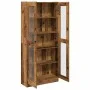 Aparador madera ingeniería madera envejecida 82,5x30,5x185 cm de , Aparadores - Ref: Foro24-3318720, Precio: 156,82 €, Descue...