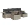 Set de sofás de jardín 6 pzas y cojines ratán sintético gris by , Garden sets - Ref: Foro24-3327852, Price: 512,13 €, Discoun...