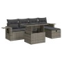 Set de muebles de jardín 6 pzas y cojines ratán sintético gris de , Conjuntos de jardín - Ref: Foro24-3327850, Precio: 483,84...