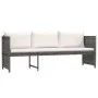 6-teiliges Gartenmöbel-Set und graue synthetische Rattankissen von vidaXL, Gartensets - Ref: Foro24-313340, Preis: 310,00 €, ...