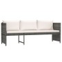 6-teiliges Gartenmöbel-Set und graue synthetische Rattankissen von vidaXL, Gartensets - Ref: Foro24-313340, Preis: 300,30 €, ...