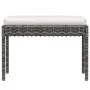 Set de muebles de jardín 6 pzas y cojines ratán sintético gris de vidaXL, Conjuntos de jardín - Ref: Foro24-313340, Precio: 3...