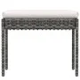 Set de muebles de jardín 6 pzas y cojines ratán sintético gris de vidaXL, Conjuntos de jardín - Ref: Foro24-313340, Precio: 3...