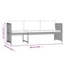 6-teiliges Gartenmöbel-Set und graue synthetische Rattankissen von vidaXL, Gartensets - Ref: Foro24-313340, Preis: 300,30 €, ...