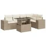 Juego de sofás jardín con cojines 6 pzas ratán sintético beige von , Gartensets - Ref: Foro24-3326799, Preis: 531,23 €, Rabat...