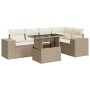Juego de sofás jardín con cojines 6 pzas ratán sintético beige by , Garden sets - Ref: Foro24-3326799, Price: 525,71 €, Disco...
