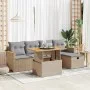 Juego de sofás jardín con cojines 6 pzas ratán sintético beige von , Gartensets - Ref: Foro24-3328109, Preis: 405,36 €, Rabat...
