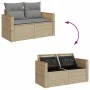 Juego de sofás jardín con cojines 6 pzas ratán sintético beige von , Gartensets - Ref: Foro24-3328109, Preis: 405,36 €, Rabat...