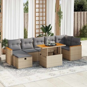 Juego de sofás jardín con cojines 5 pzas ratán sintético beige von , Gartensets - Ref: Foro24-3328123, Preis: 530,69 €, Rabat...