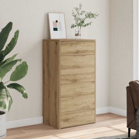 Aparador 6 cajones contrachapada color 50x34x96 cm by , Sideboards - Ref: Foro24-855891, Price: 121,76 €, Discount: %