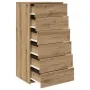 Aparador 6 cajones contrachapada color 50x34x96 cm de , Aparadores - Ref: Foro24-855891, Precio: 120,58 €, Descuento: %