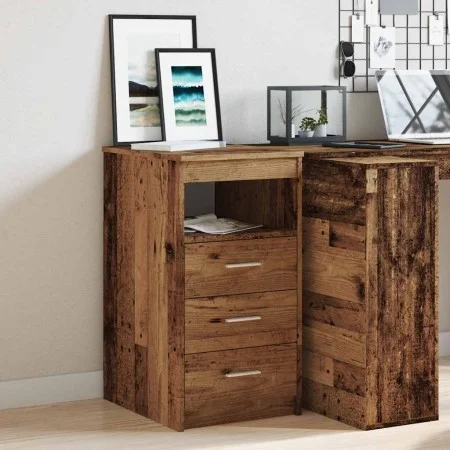 Cajonera de madera contrachapada madera vieja 40x50x76 cm de , Taquillas y armarios de almacenamiento - Ref: Foro24-856004, P...