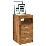 Cajonera de madera contrachapada madera vieja 40x50x76 cm de , Taquillas y armarios de almacenamiento - Ref: Foro24-856004, P...